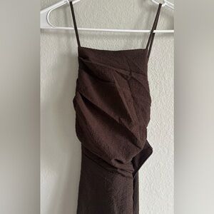 ASTR The Label Mini Dress Brown Small NWOT